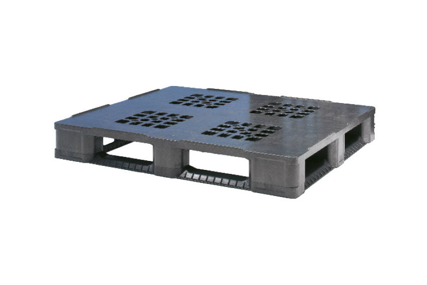 Premium Palette 1200x1000x165mm - Oberdeck Offen - 5 Kufen 