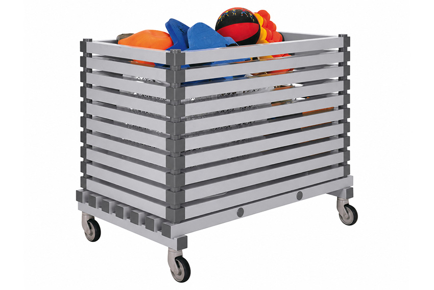 Lagerwagen aus Kunststoff - 1200x700x940mm - 20mm Öffnung 