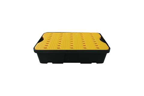 Spillpallet 600x400 mm - 20l - with yellow grid