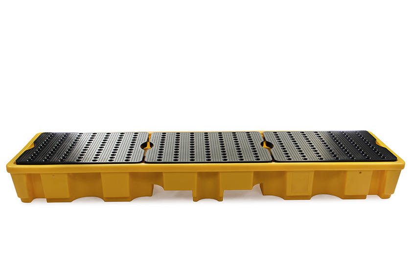 Leak tray with grate - 4 barrels - 235l - 2445x660x270mm - not for DE/AT 