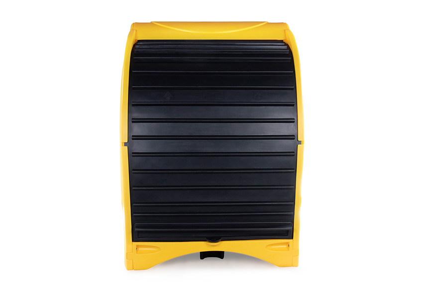 Leak tray wth overhead cover - 4 barrels - 485l - 1565x1730x2110mm 