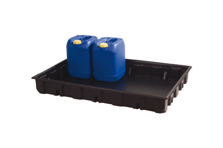 Spilltray 1230x830mm - 140 l - pe - without grid 