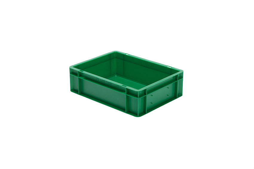 EN Stacking bin Rainbow 10l - 400x300x120mm - closed sides and bottom 