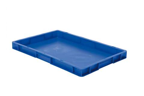 EN Stacking bin Rainbow 9l - 600x400x50mm - closed sides and bottom