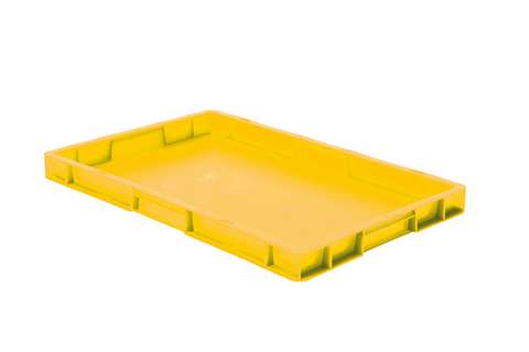 EN Stacking bin Rainbow 9l - 600x400x50mm - closed sides and bottom