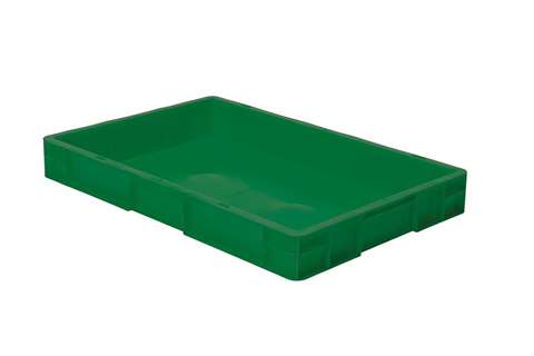 EN Stacking bin Rainbow 14l - 600x400x75mm - closed sides and bottom