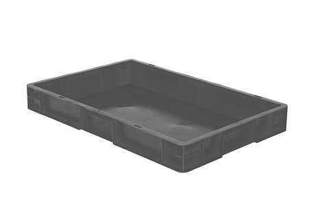 EN Stacking bin Rainbow 14l - 600x400x75mm - closed sides and bottom