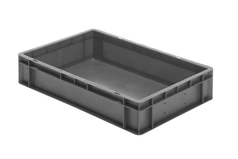 EN Stacking bin Rainbow 22l - 600x400x120mm - closed sides and bottom