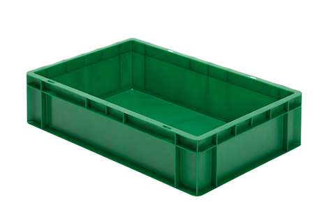 EN Stacking bin Rainbow 26l - 600x400x145mm - closed sides and bottom