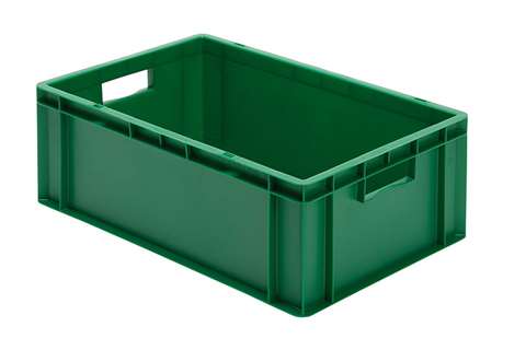 EN Stacking bin Rainbow 40l - 600x400x210mm - closed sides and bottom