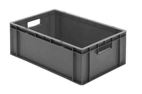 EN Stacking bin Rainbow 40l - 600x400x210mm - closed sides and bottom