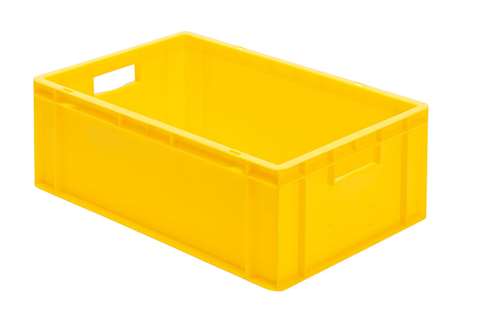 EN Stacking bin Rainbow 40l - 600x400x210mm - closed sides and bottom