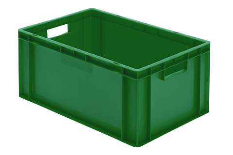EN Stacking bin Rainbow 51l - 600x400x270mm - closed sides and bottom