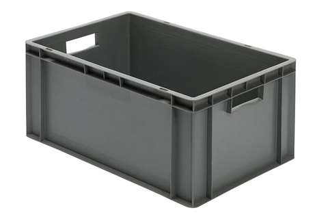 EN Stacking bin Rainbow 51l - 600x400x270mm - closed sides and bottom