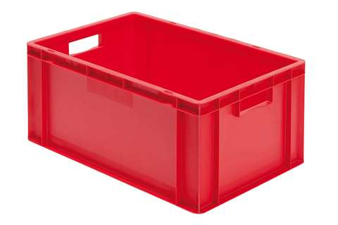 EN Stacking bin Rainbow 51l - 600x400x270mm - closed sides and bottom