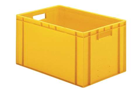 EN Stacking bin Rainbow 61l - 600x400x320mm - closed sides and bottom