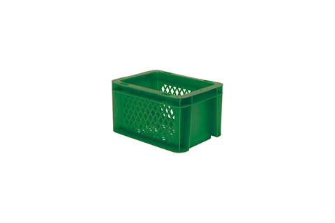 EN Stacking bin Rainbow 2l - 200x150x120mm - perforated sides and bottom