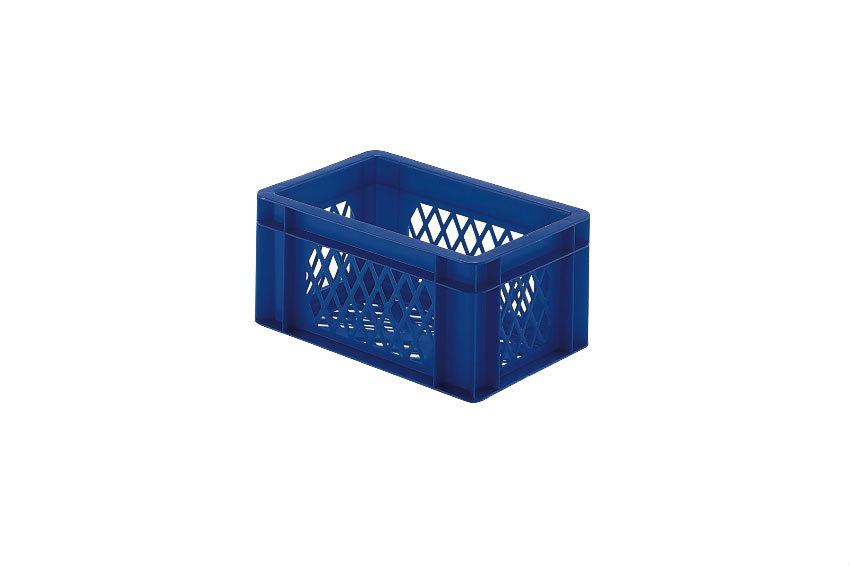 EN Stacking bin Rainbow 5,5l - 300x200x145mm - perforated sides and bottom 