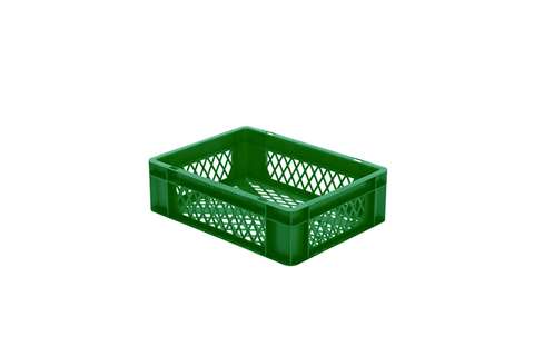 EN Stacking bin Rainbow 10l - 400x300x120mm - perforated sides and bottom