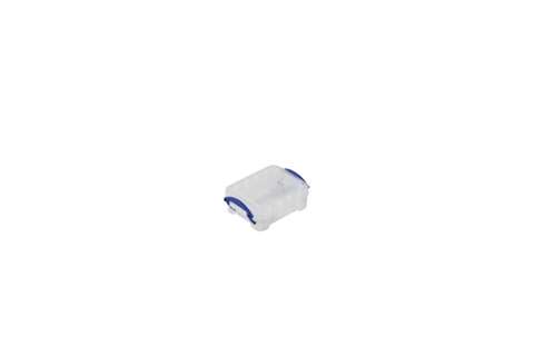 Transparente Stapelbox 0,07l Stapelbar auf mitgeliefertem Deckel - 90x65x30mm