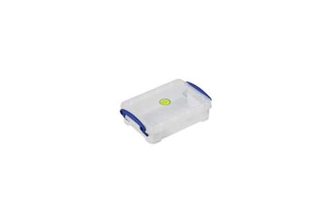 Transparent box 0,35l stackable on included lid - 155x100x40mm