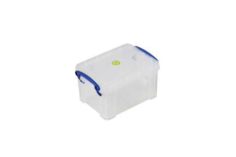 Transparent box 1,60l stackable on included lid - 195x135x110mm