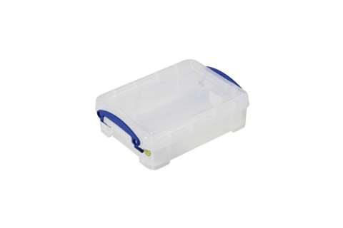 Transparente Stapelbox 1,75l Stapelbar auf mitgeliefertem Deckel - 245x180x78mm