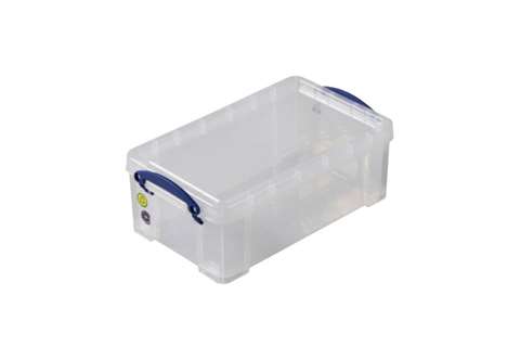 Transparent box 5l stackable on included lid - 340x200x125mm