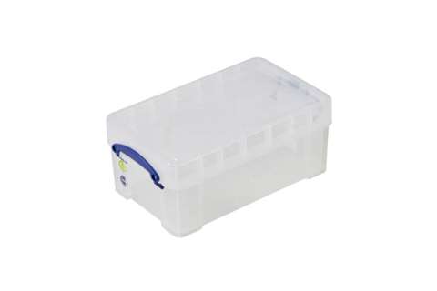 Transparente Stapelbox 5L XL stapelbar auf mitgeliefertem Deckel - 340x200x150mm