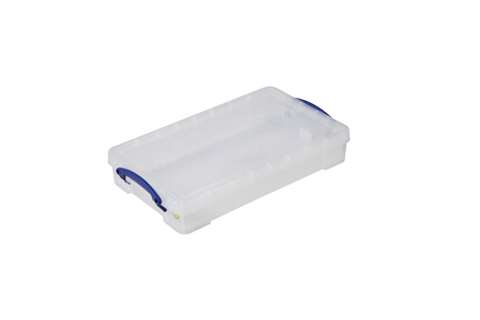 Transparent box 6l stackable on included lid - 465x270x85mm