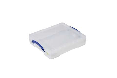 Transparent box 7l stackable on included lid - 400x350x85mm