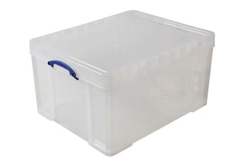 Transparente Stapelbox 145l Stapelbar auf mitgeliefertem Deckel - 810x620x430mm