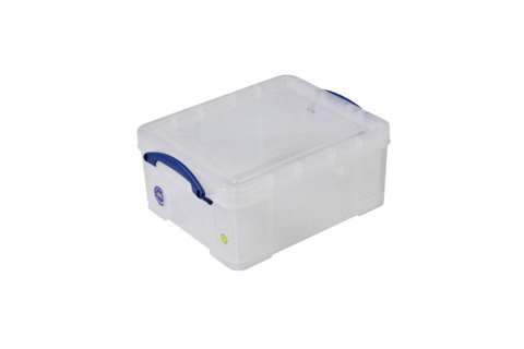 Transparente Stapelbox 21l Stapelbar auf mitgeliefertem Deckel - 450x350x200mm