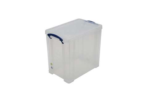 Transparent box 25l (a4) stackable on included lid - 395x255x360mm