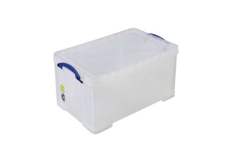 Transparente Stapelbox 48l Stapelbar auf mitgeliefertem Deckel - 600x400x315mm