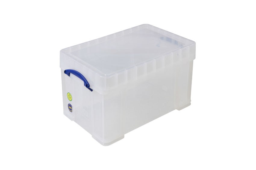 Transparent box 48l xl stackable on included lid - 600x400x350mm 