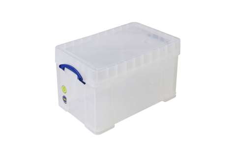 Transparente Stapelbox 48l Xl Stapelbar auf mitgeliefertem Deckel - 600x400x350mm
