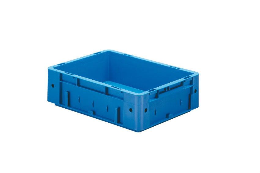EN Stackable container Rainbow 9,5l - 400x300x120mm - reinforced base and side walls 
