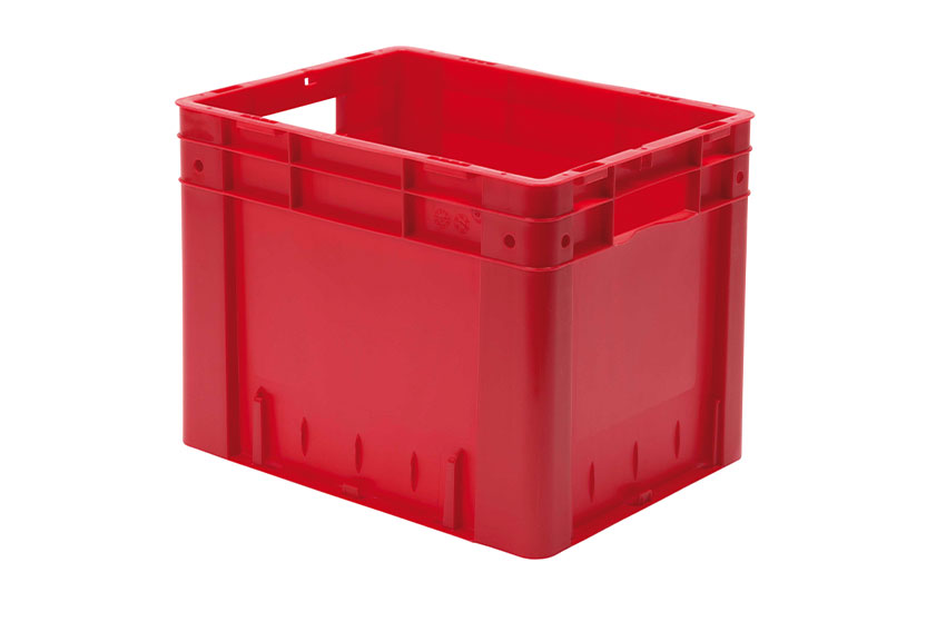 EN Stackable container Rainbow 29l - 400x300x320mm - reinforced base and side walls 