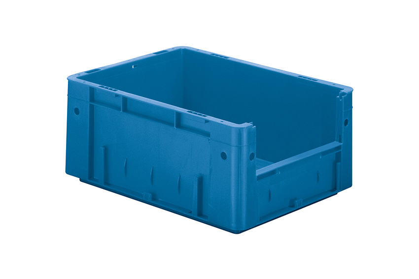 Euronorm 400x300x175 - Front. Eingriff - 15l - Boden und Wände geschlossen 