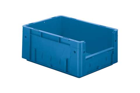 Euronorm 400x300x175 - Front. Eingriff - 15l - Boden und Wände geschlossen