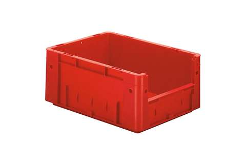 Euronorm 400x300x175 - Front. Eingriff - 15l - Boden und Wände geschlossen