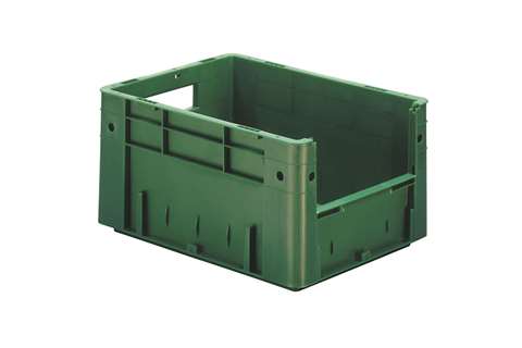 Euronorm 400x300x210mm - Front. Eingriff - 18l - Boden und Wände geschlossen