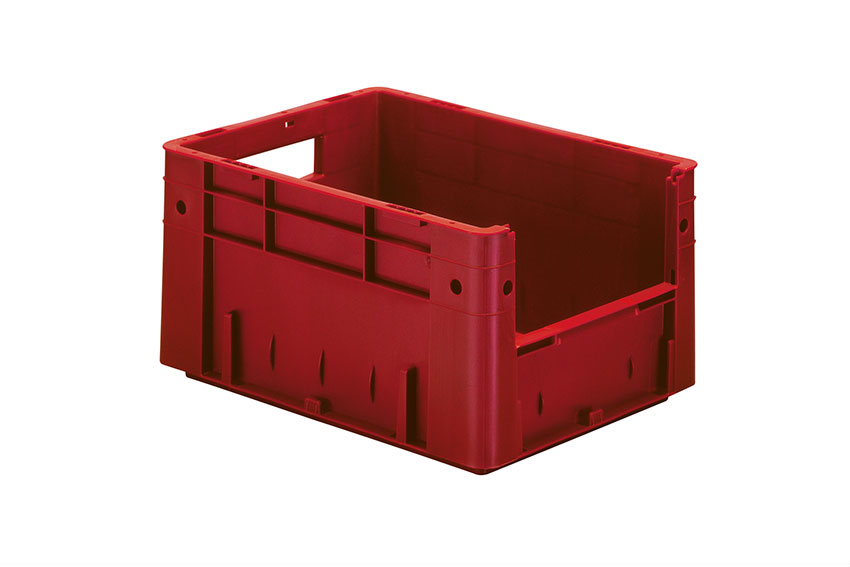 Euronorm 400x300x210mm - Front. Eingriff - 18l - Boden und Wände geschlossen 