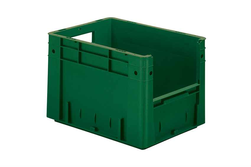 Euronorm 400x300x270 - Front. Eingriff - 24l - Boden und Wände geschlossen 