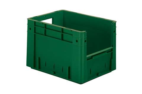 Euronorm 400x300x270 - Front. Eingriff - 24l - Boden und Wände geschlossen