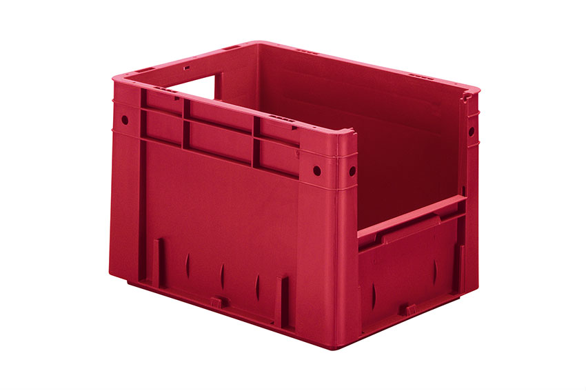 Euronorm 400x300x270 - Front. Eingriff - 24l - Boden und Wände geschlossen 