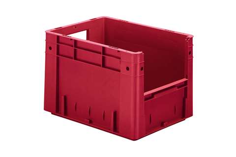 Euronorm 400x300x270 - Front. Eingriff - 24l - Boden und Wände geschlossen