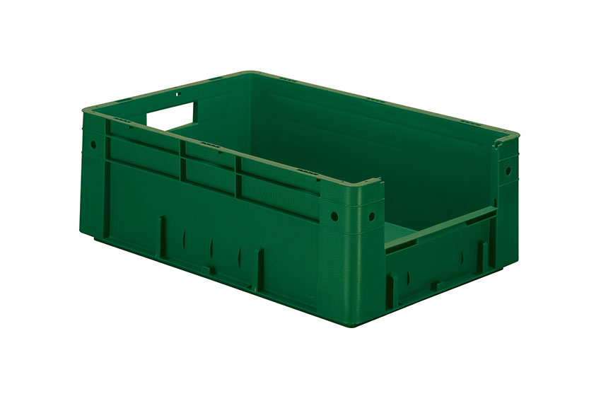 Euronorm 600x400x210 - Front. Eingriff - 39l - Boden und Wände geschlossen 