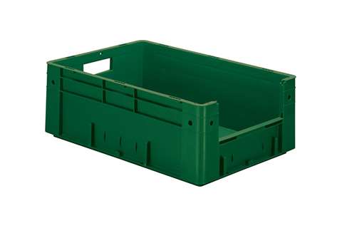 Euronorm 600x400x210 - Front. Eingriff - 39l - Boden und Wände geschlossen